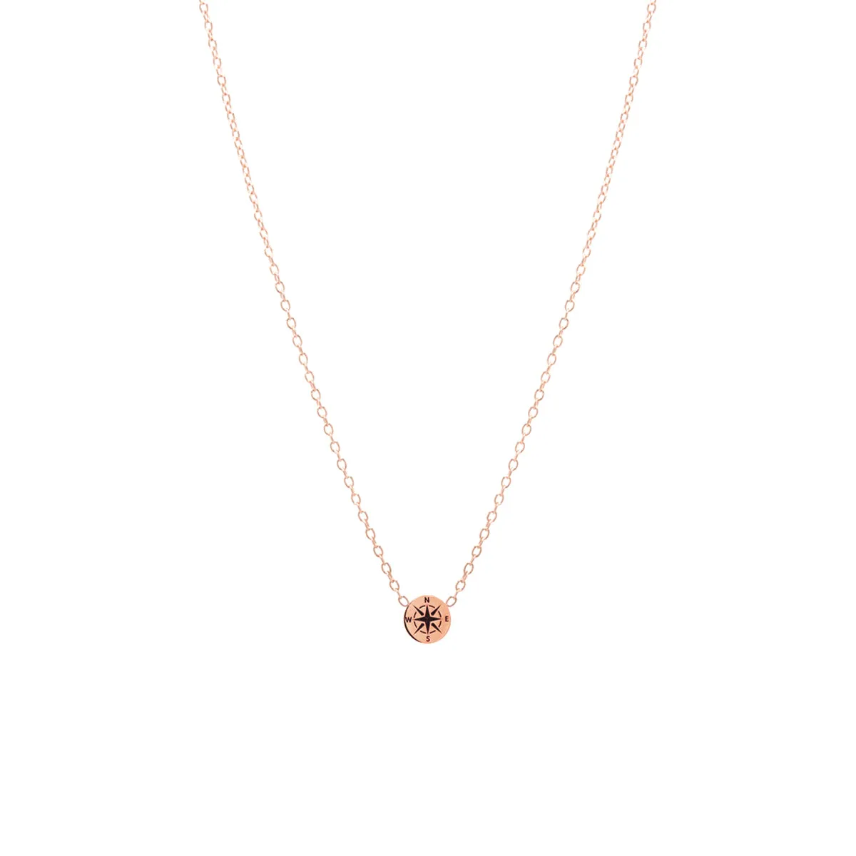 14k Itty Bitty Compass Necklace