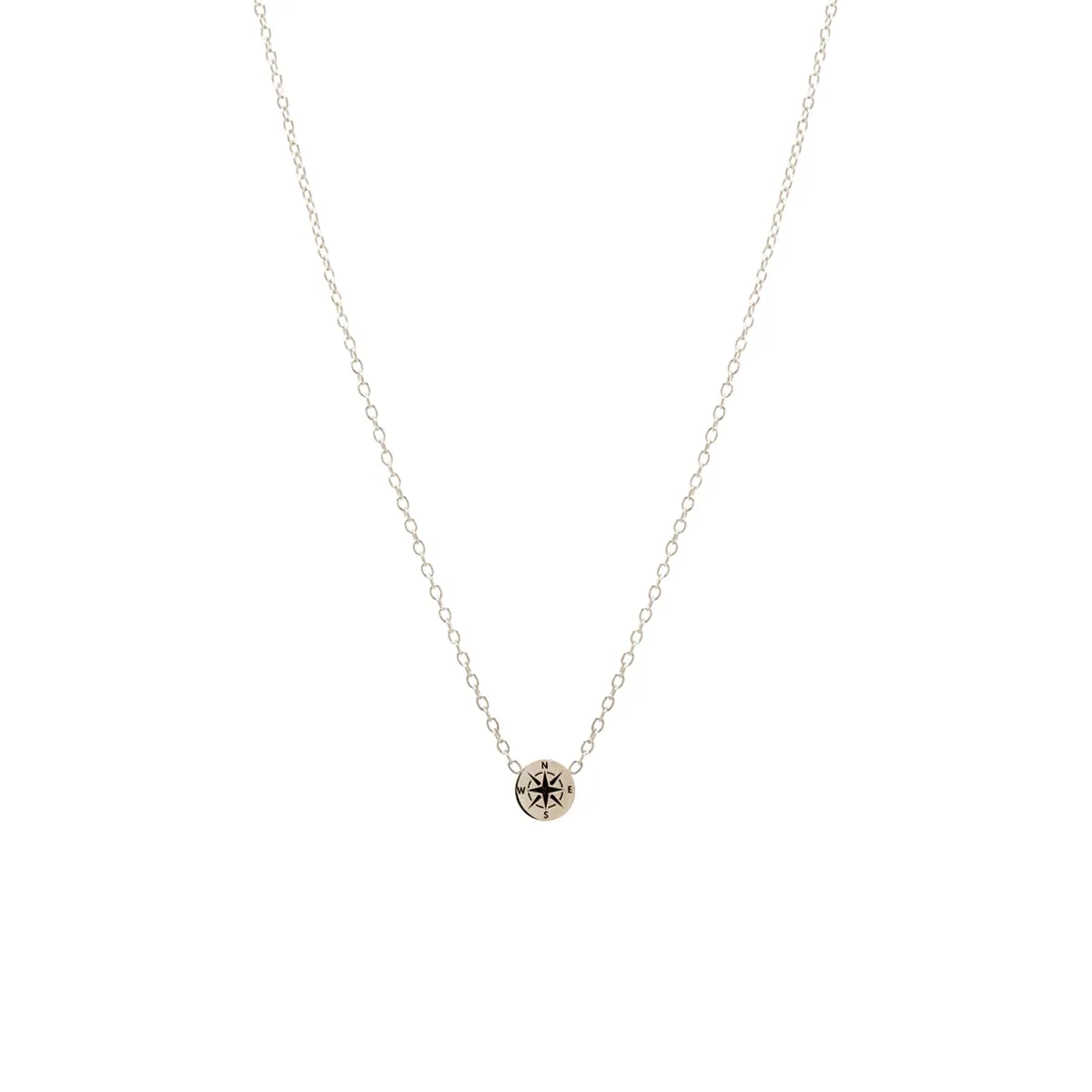 14k Itty Bitty Compass Necklace