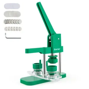 25 mm Button Maker Machine with 1000 Pieces Button Parts