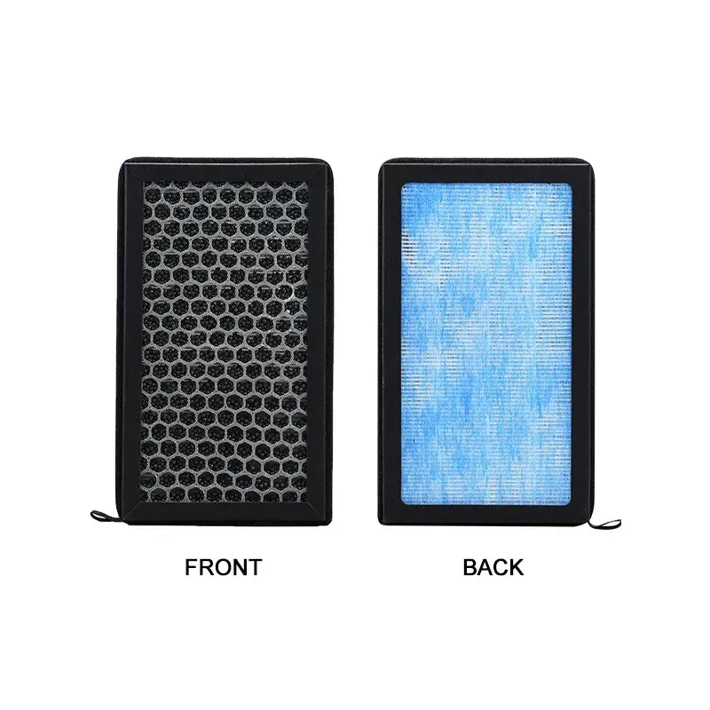 2Pcs Carbon Activated Hepa Air Filter For Tesla Model 3 & Y Pm2.5 Replacement Kit