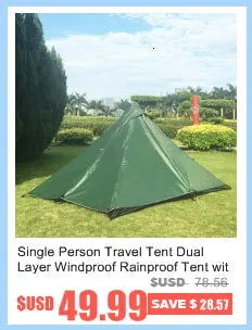 5-8 People Large Camping Tent Waterproof Canvas Fiberglass Family Tunnel 10 Person Tents equipment outdoor mountaineering Party