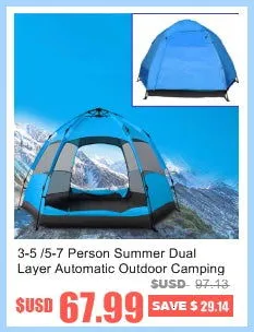 5-8 People Large Camping Tent Waterproof Canvas Fiberglass Family Tunnel 10 Person Tents equipment outdoor mountaineering Party