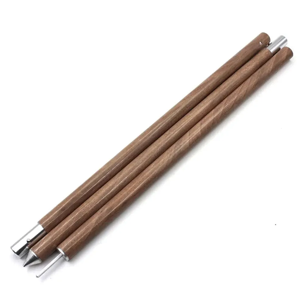 Aluminium Alloy Awning Rod Thicken Wood Grain Backdrop Arbor Pole Canopy Stand Rods Tent  Support Outdoor Camping Accessories
