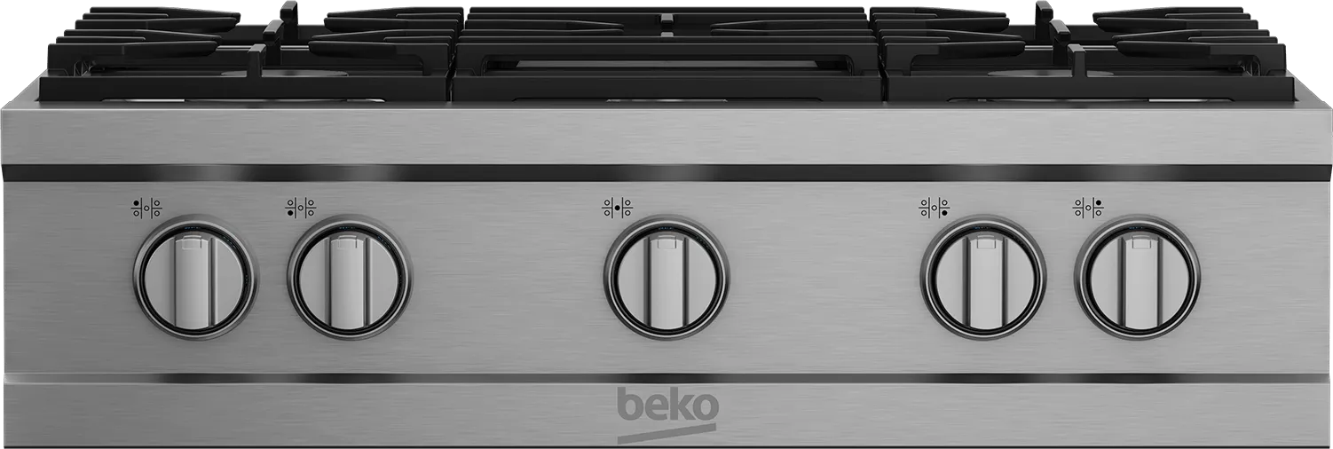 Beko 30" Stainless Steel Pro-Style Built-in Gas Range Top