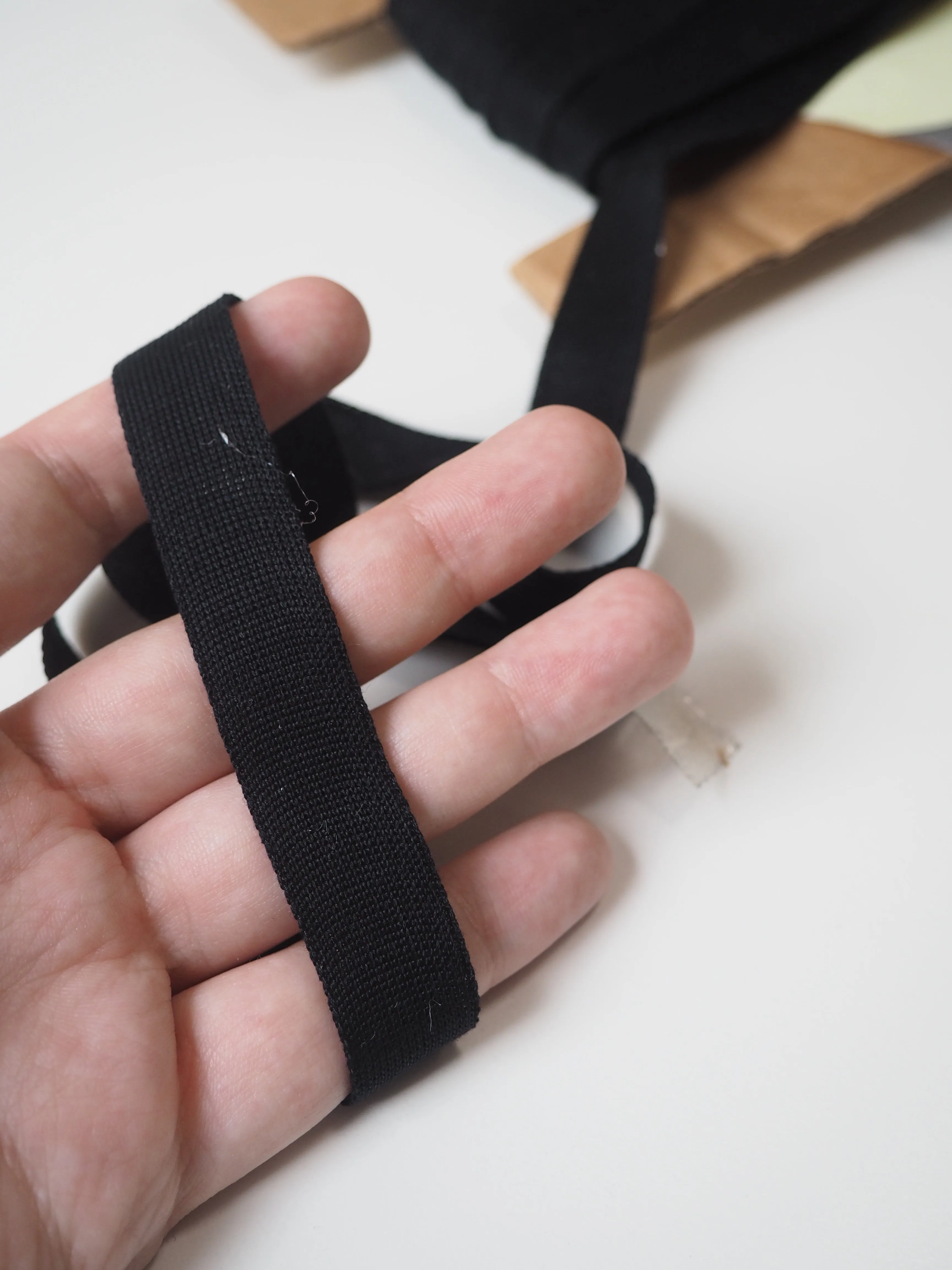 Black Knit Tape 16mm