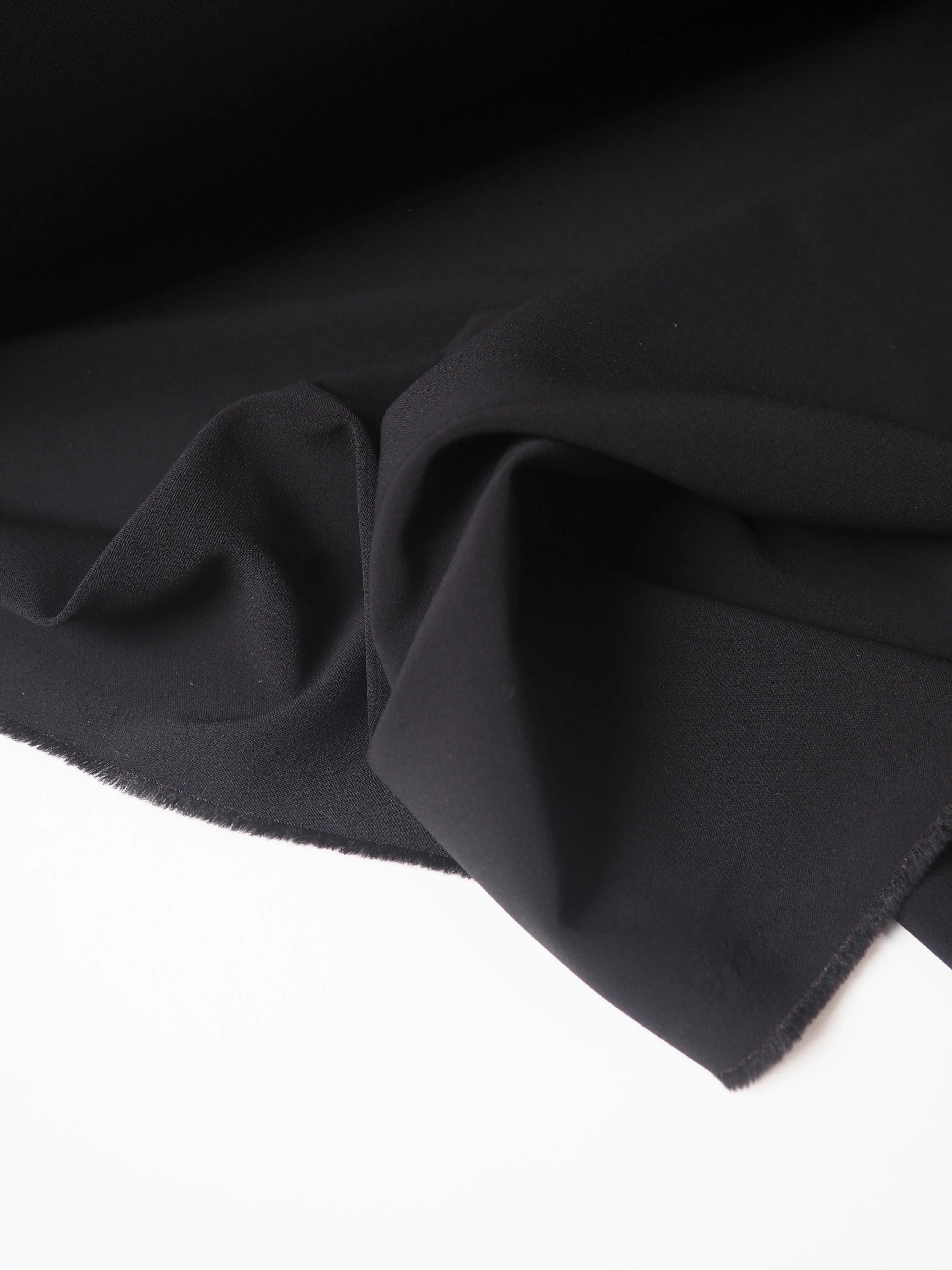 Black Lightweight Crepe