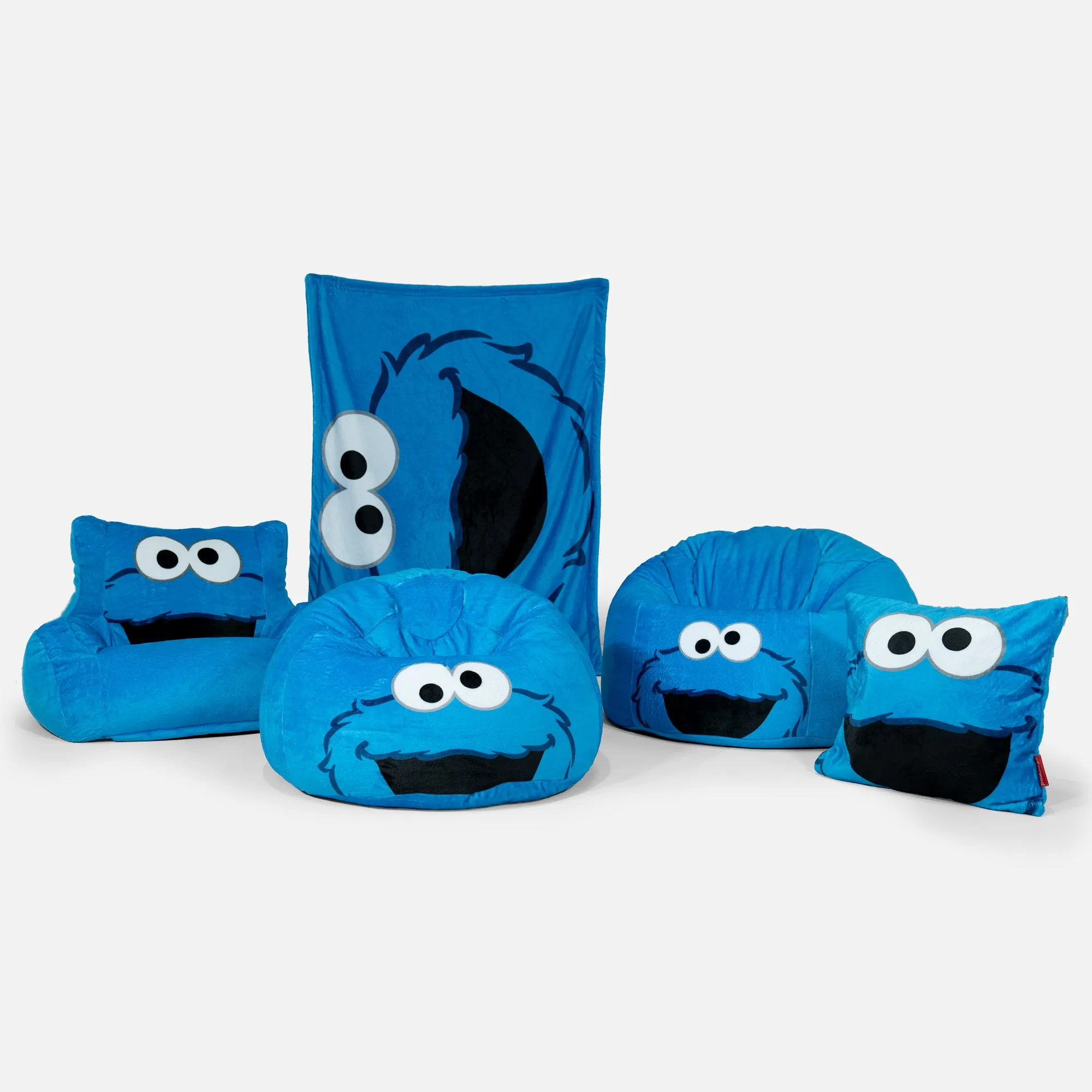 Classic Kids Bean Bag Chair 1-5 yr - Cookie Monster