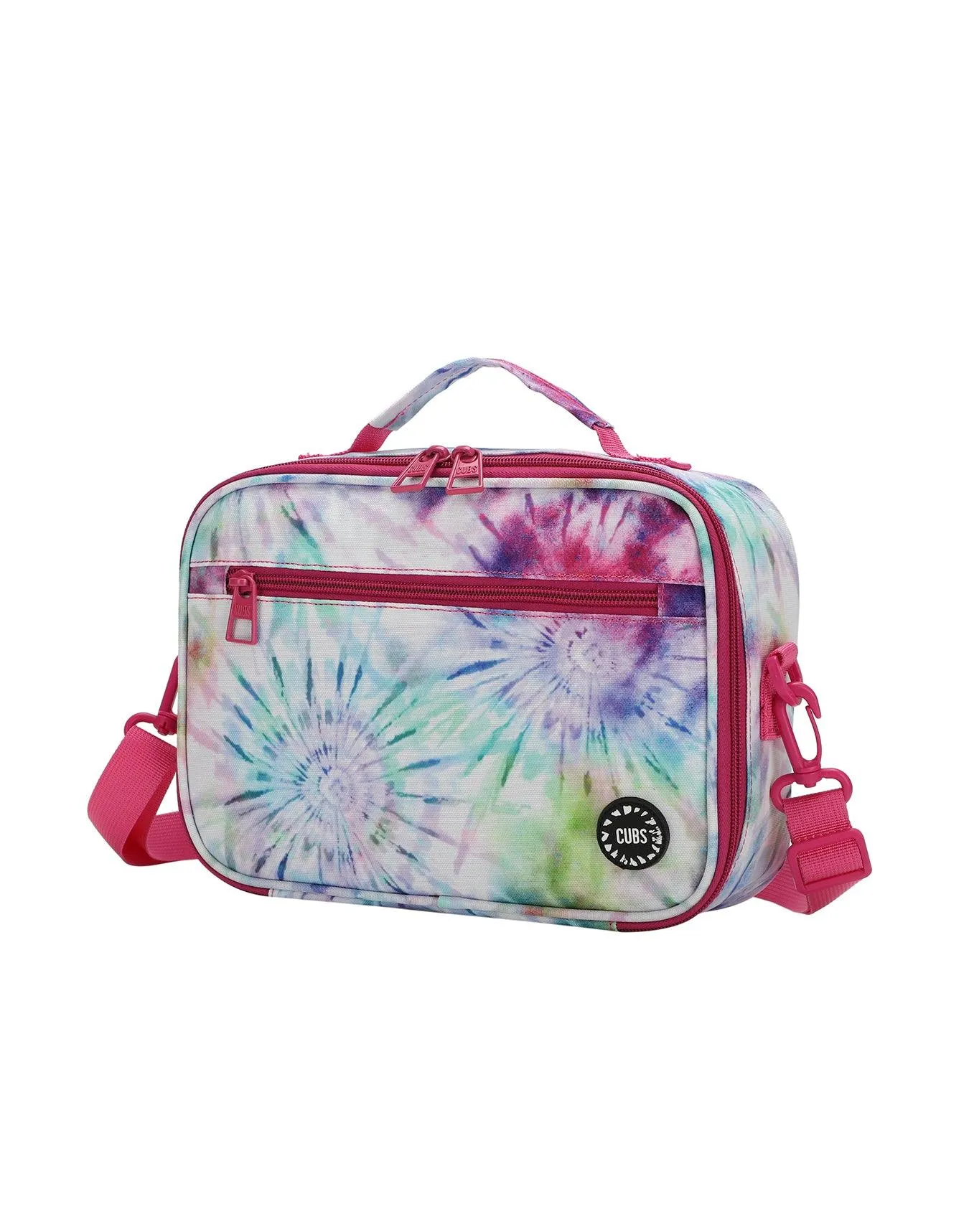 Cubs Lavender Tie Dye Cross Body Lunch Bag