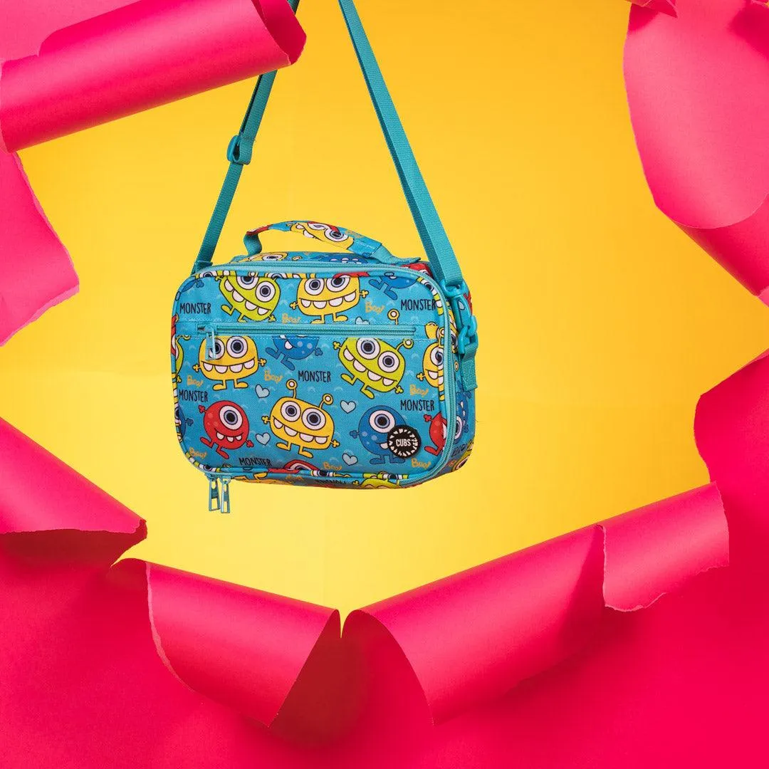 Cubs Monster Teeth Cross Body Lunch Bag