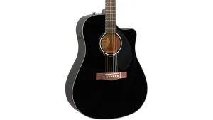 Fender CD-60SCE Dreadnought Acoustic-Electric Guitar Black