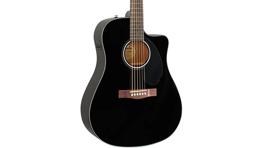 Fender CD-60SCE Dreadnought Acoustic-Electric Guitar Black