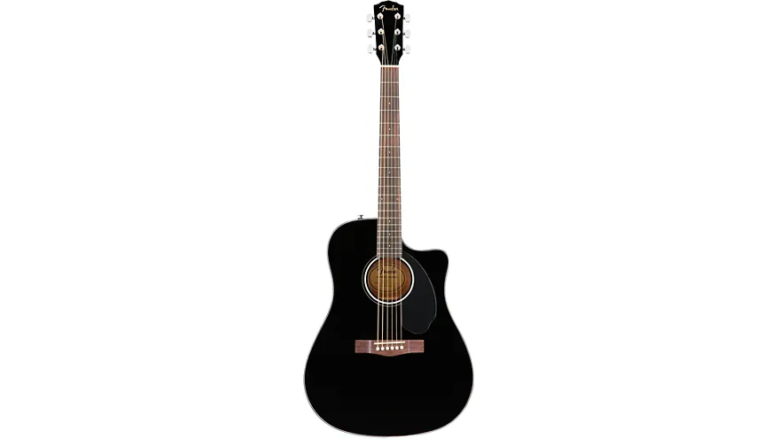 Fender CD-60SCE Dreadnought Acoustic-Electric Guitar Black