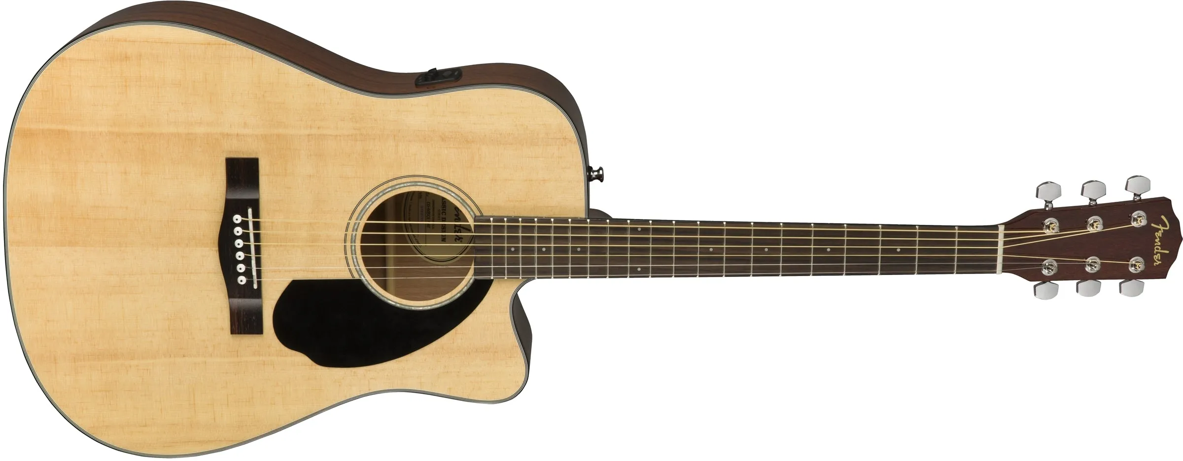 Fender CD-60SCE Dreadnought, Walnut Fingerboard, Natural