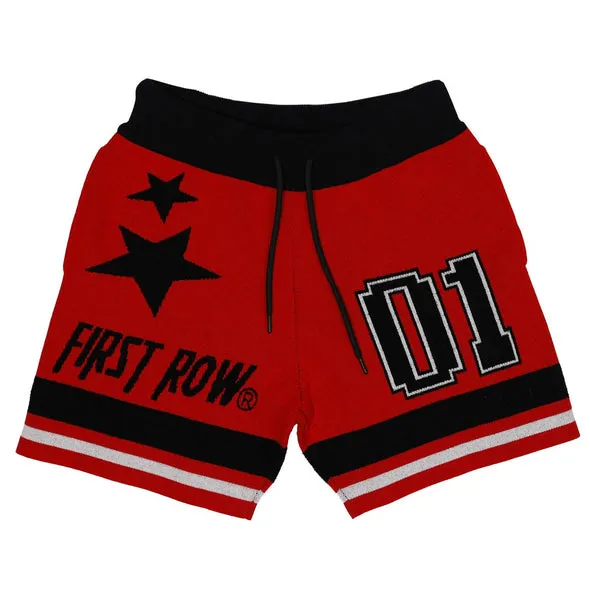 FR RED AND WHITE SHORT SET