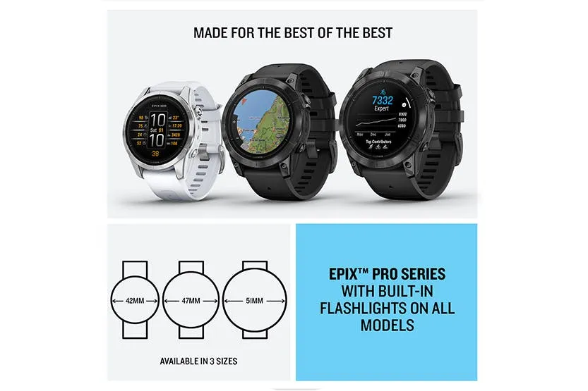 Garmin Epix Pro Standard Edition (Gen2) | 42mm | Silver