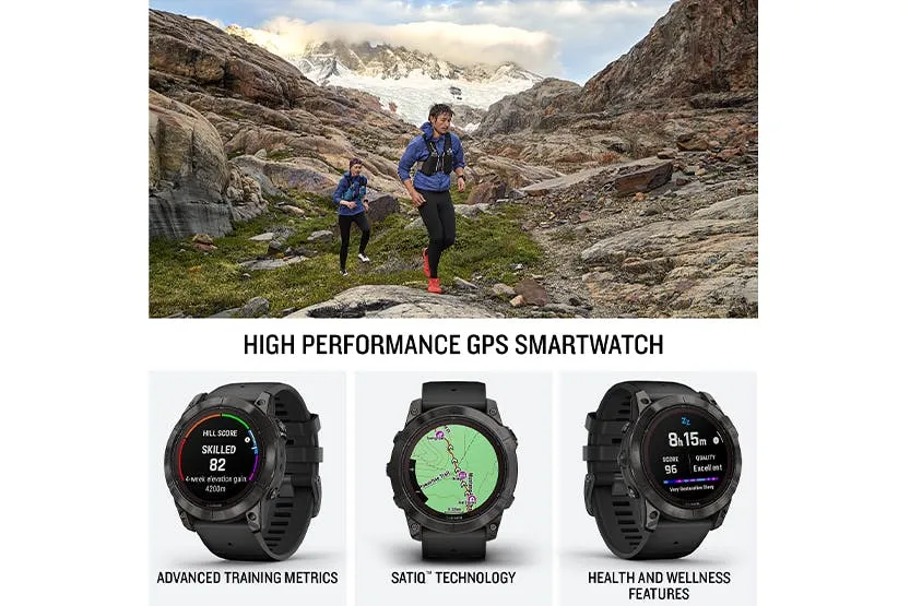 Garmin Fenix 7 Pro Solar Smart Watch | 47mm | Slate Grey/Black