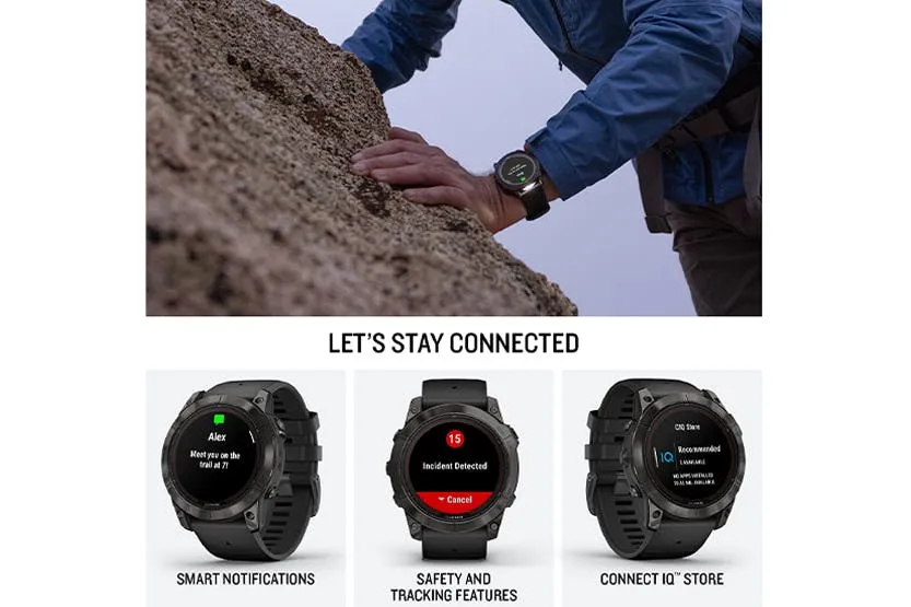 Garmin Fenix 7 Pro Solar Smart Watch | 47mm | Slate Grey/Black