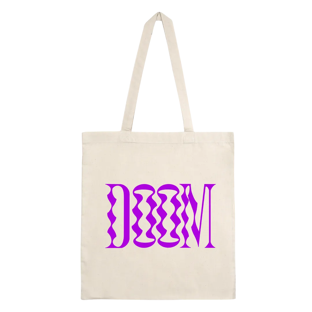 Heavy Threads - Doom Purple Logo Tote Bag