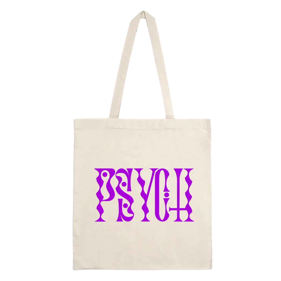 Heavy Threads - Psych Purple Logo Tote Bag
