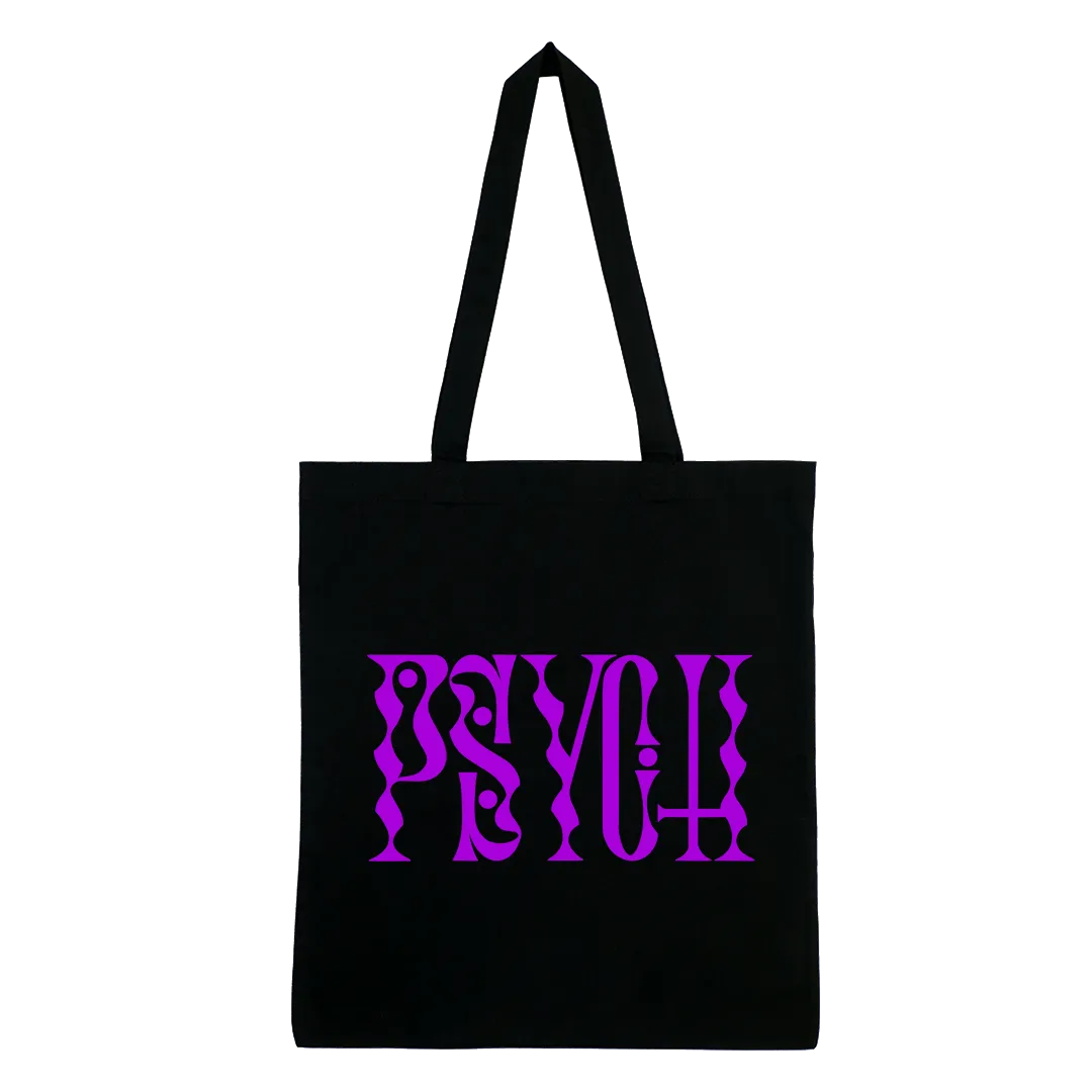Heavy Threads - Psych Purple Logo Tote Bag