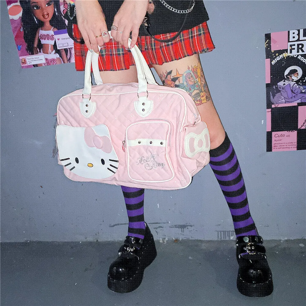 HELLO KITTY  PU HIGH-CAPACITY HANDBAG BY07289