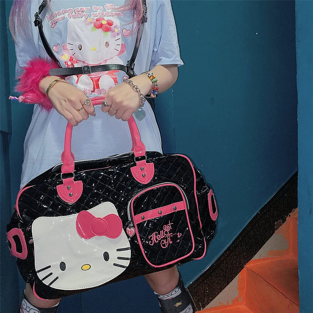 HELLO KITTY  PU HIGH-CAPACITY HANDBAG BY07289