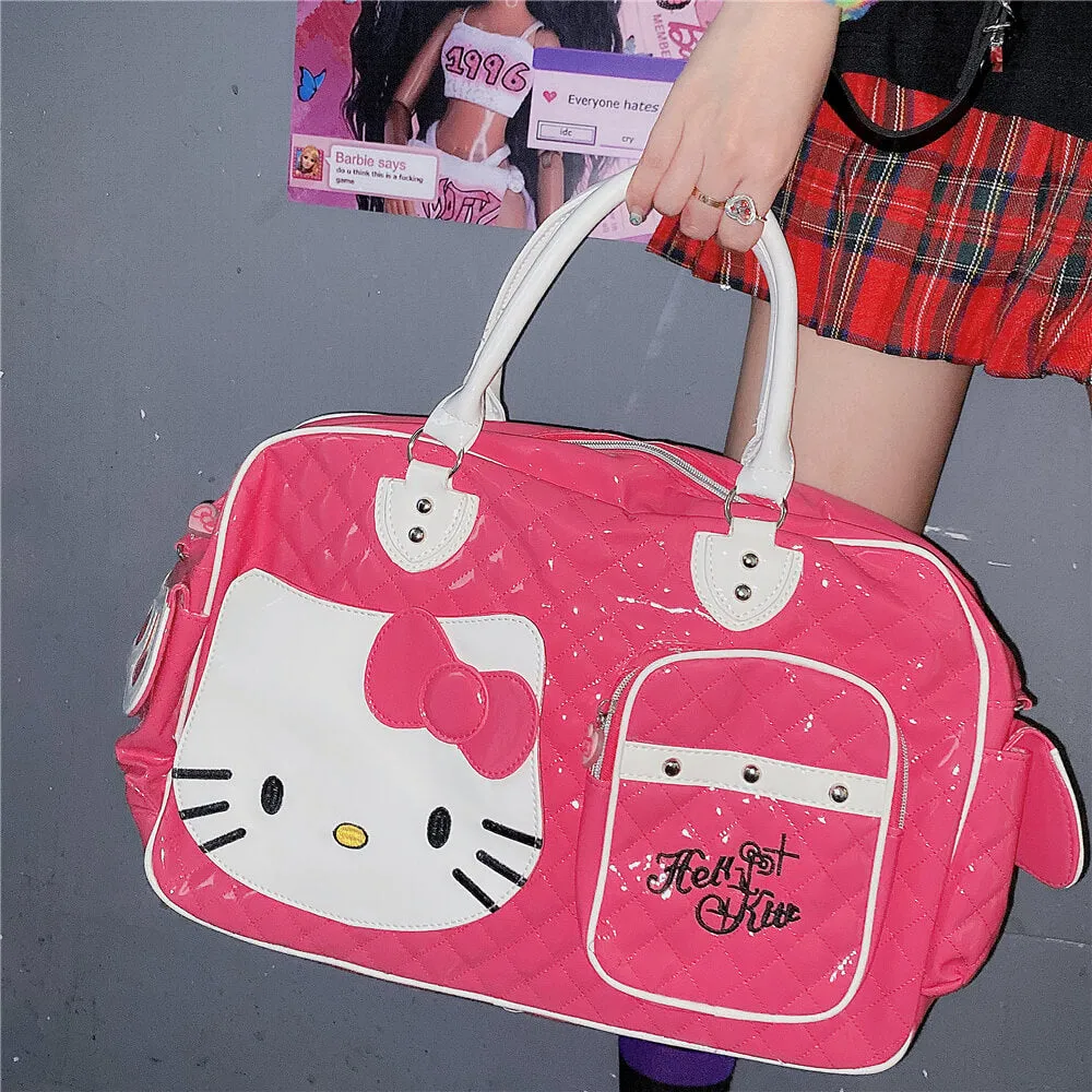 HELLO KITTY  PU HIGH-CAPACITY HANDBAG BY07289