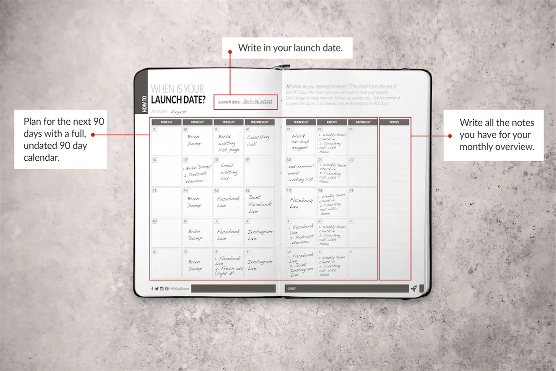 Limited Edition Launch Planner