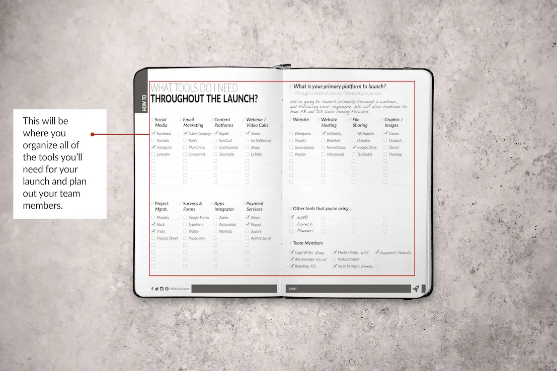 Limited Edition Launch Planner