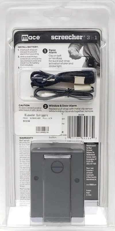 Mace Screecher 3 in 1 Personal Protection Alarm 80238