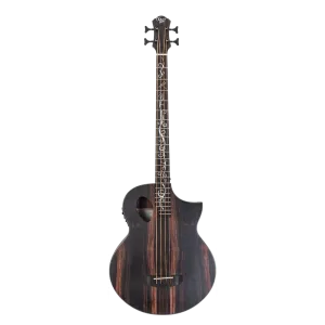 Michael Kelly MKD4SJESFS Dragonfly 4 Forte Port Acoustic Electric Bass w/Fishman Presys   Bass - Java Ebony
