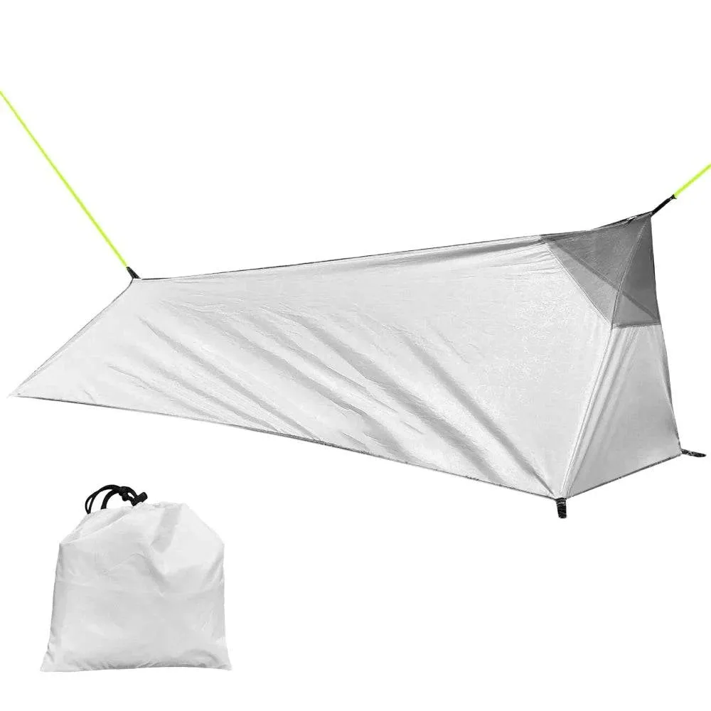 Outdoor Camping Sleeping Bag Tent Ultralight Waterproof Single Person Tent with Mosquito Net for Hiking Backpacking Travel
