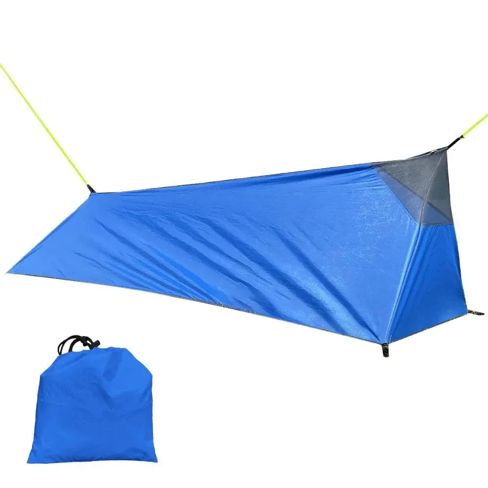 Outdoor Camping Sleeping Bag Tent Ultralight Waterproof Single Person Tent with Mosquito Net for Hiking Backpacking Travel