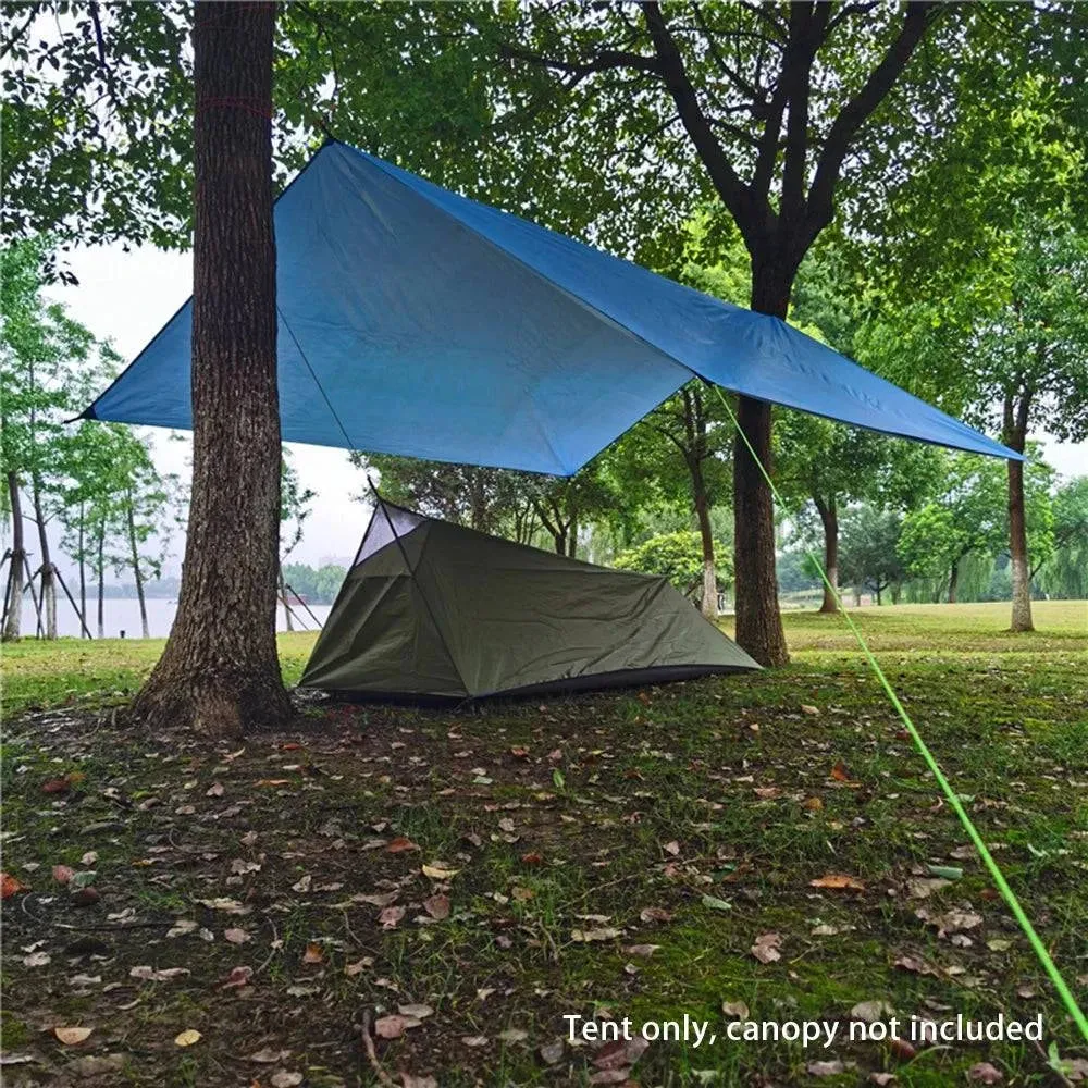Outdoor Camping Sleeping Bag Tent Ultralight Waterproof Single Person Tent with Mosquito Net for Hiking Backpacking Travel