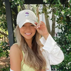 "Settled" Grape Snow Cone Dad Cap