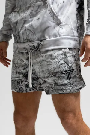 Snow Hunter Camo Mesh Training Short (5" Inseam)