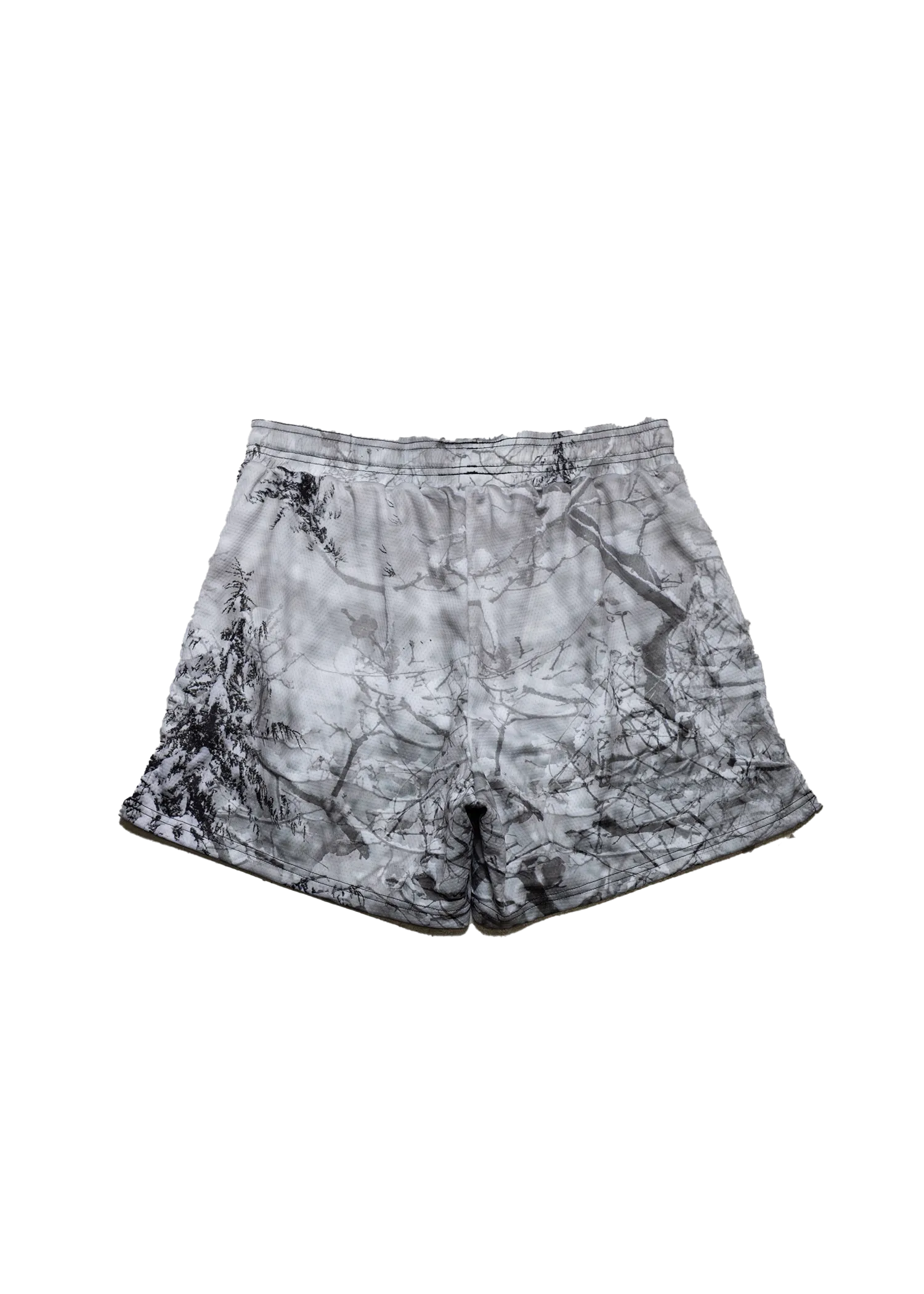Snow Hunter Camo Mesh Training Short (5" Inseam)