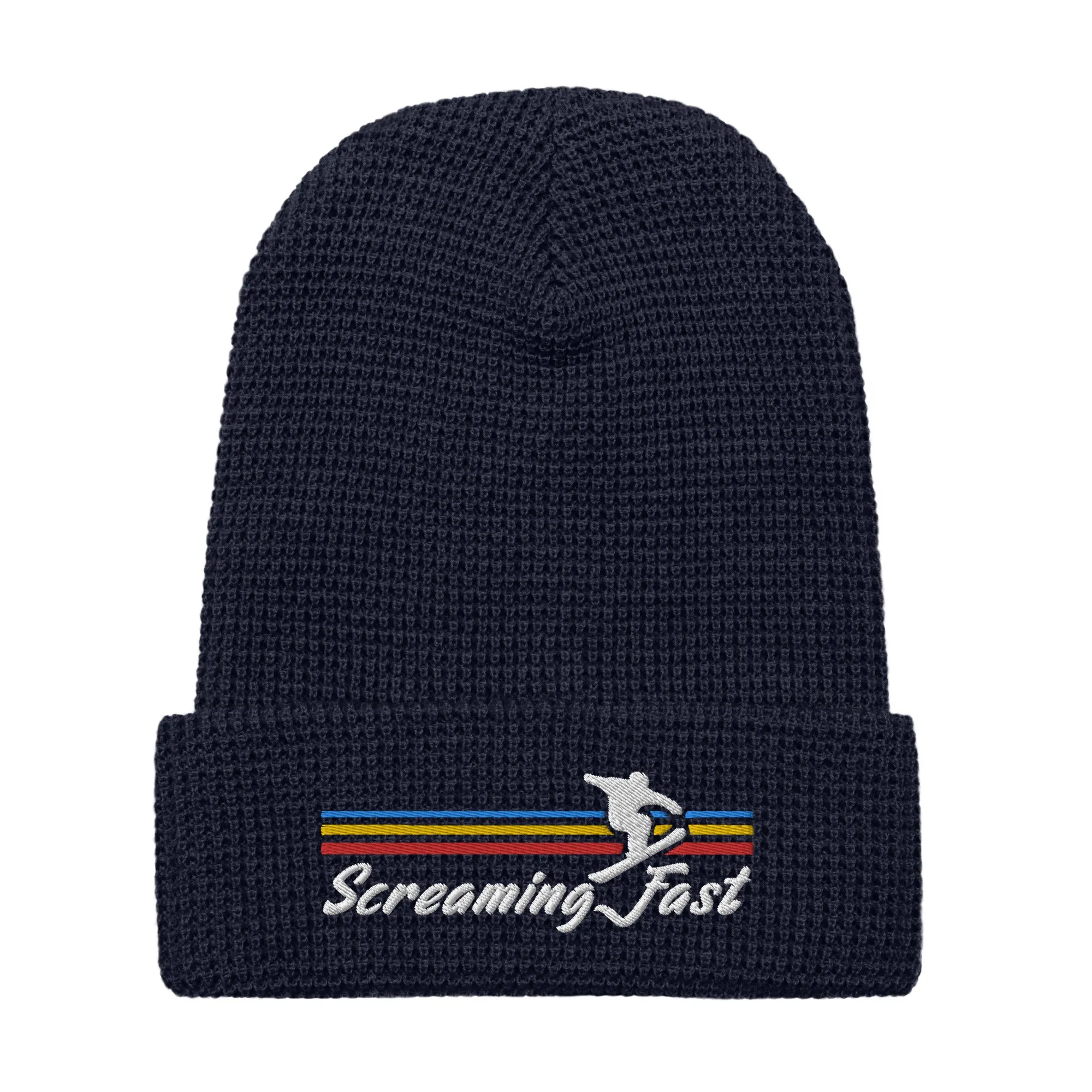 Snow Screaming Fast Waffle beanie