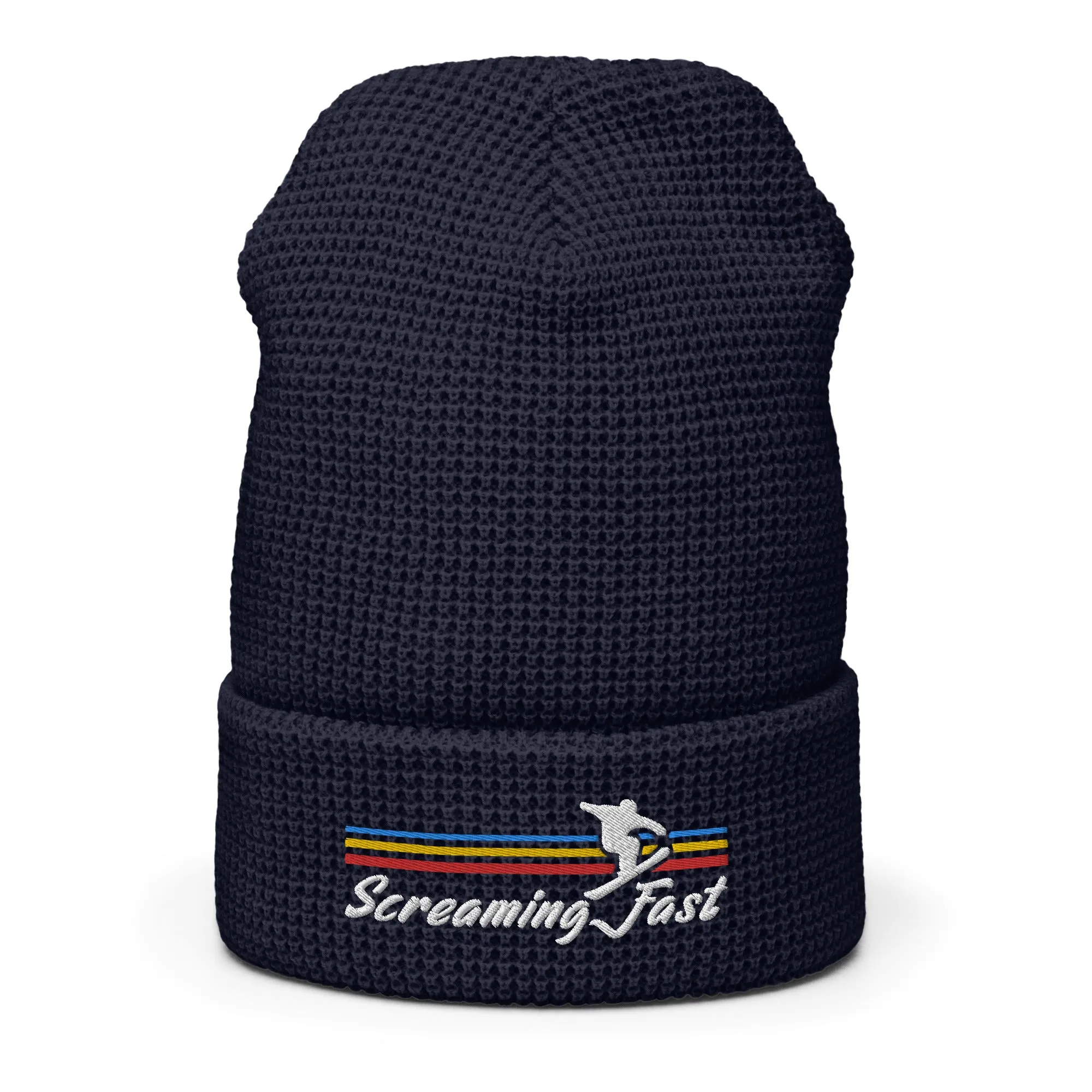 Snow Screaming Fast Waffle beanie