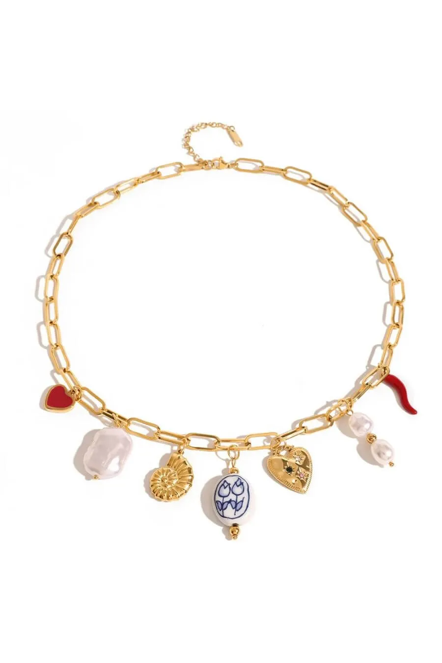 Sparkle Strings Charm Necklace