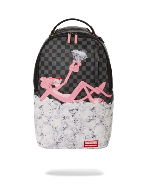 Sprayground Pink Panther Stacked Diamonds Backpack B5406