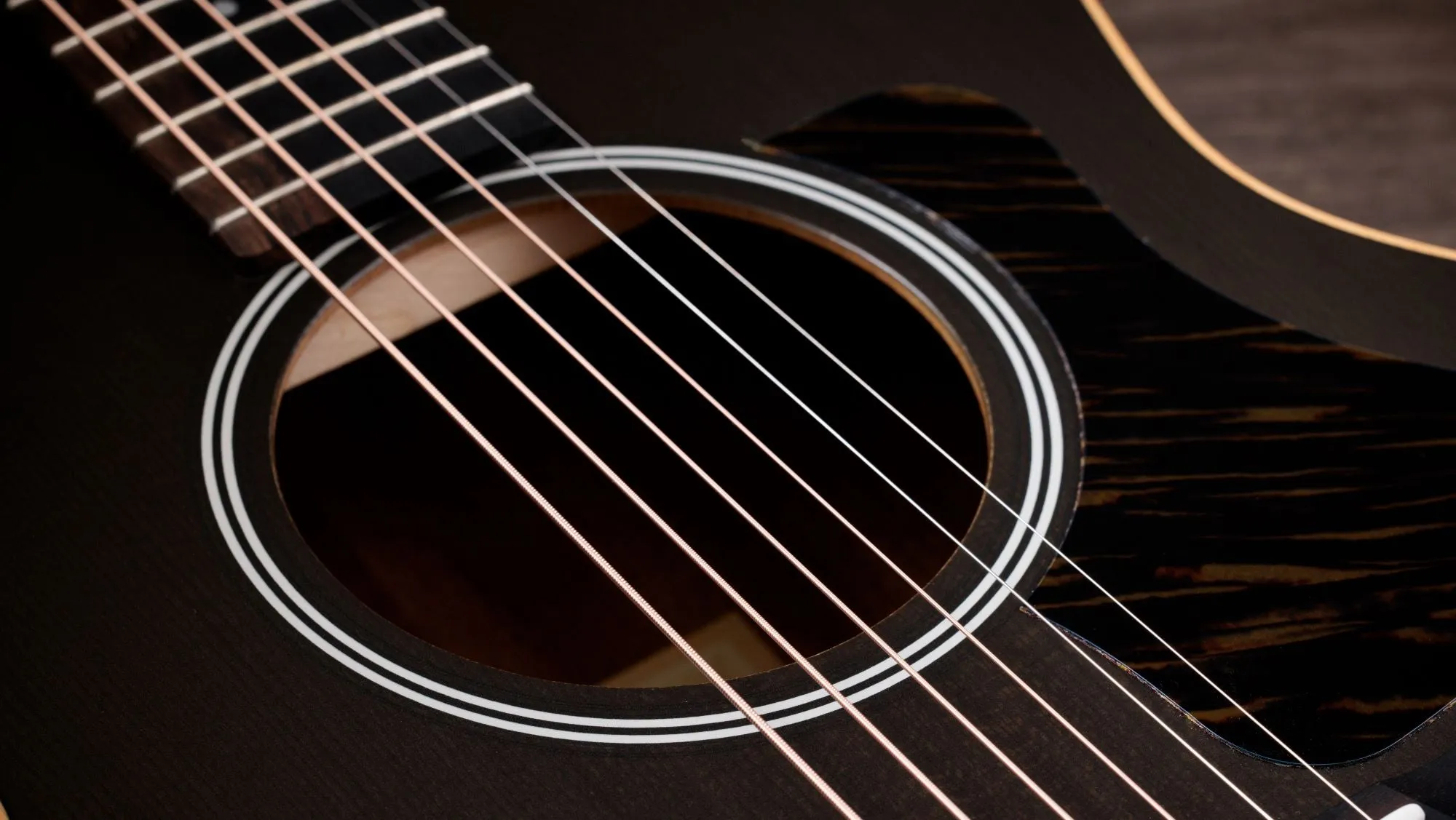 Taylor GS Mini Art Top Acoustic Guitar - Transparent Black