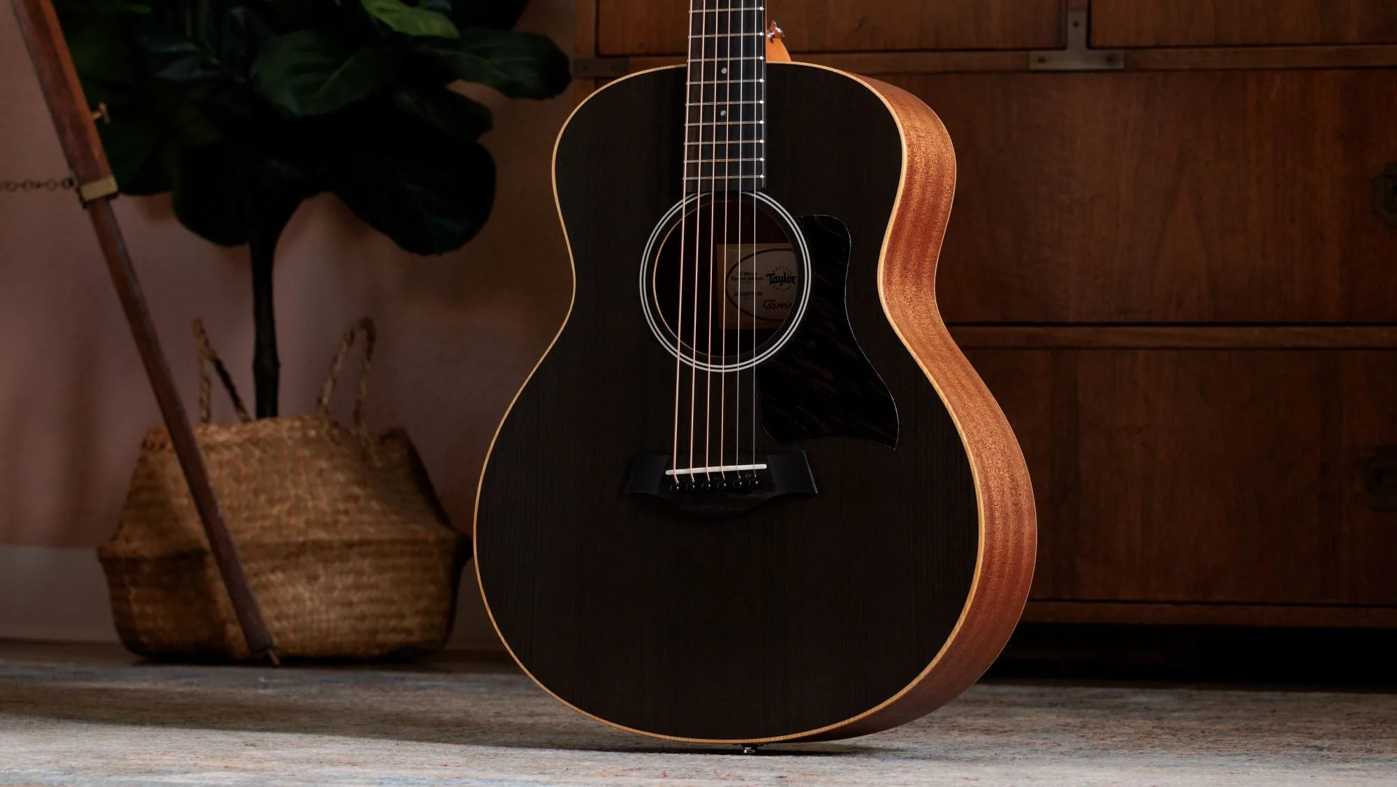 Taylor GS Mini Art Top Acoustic Guitar - Transparent Black