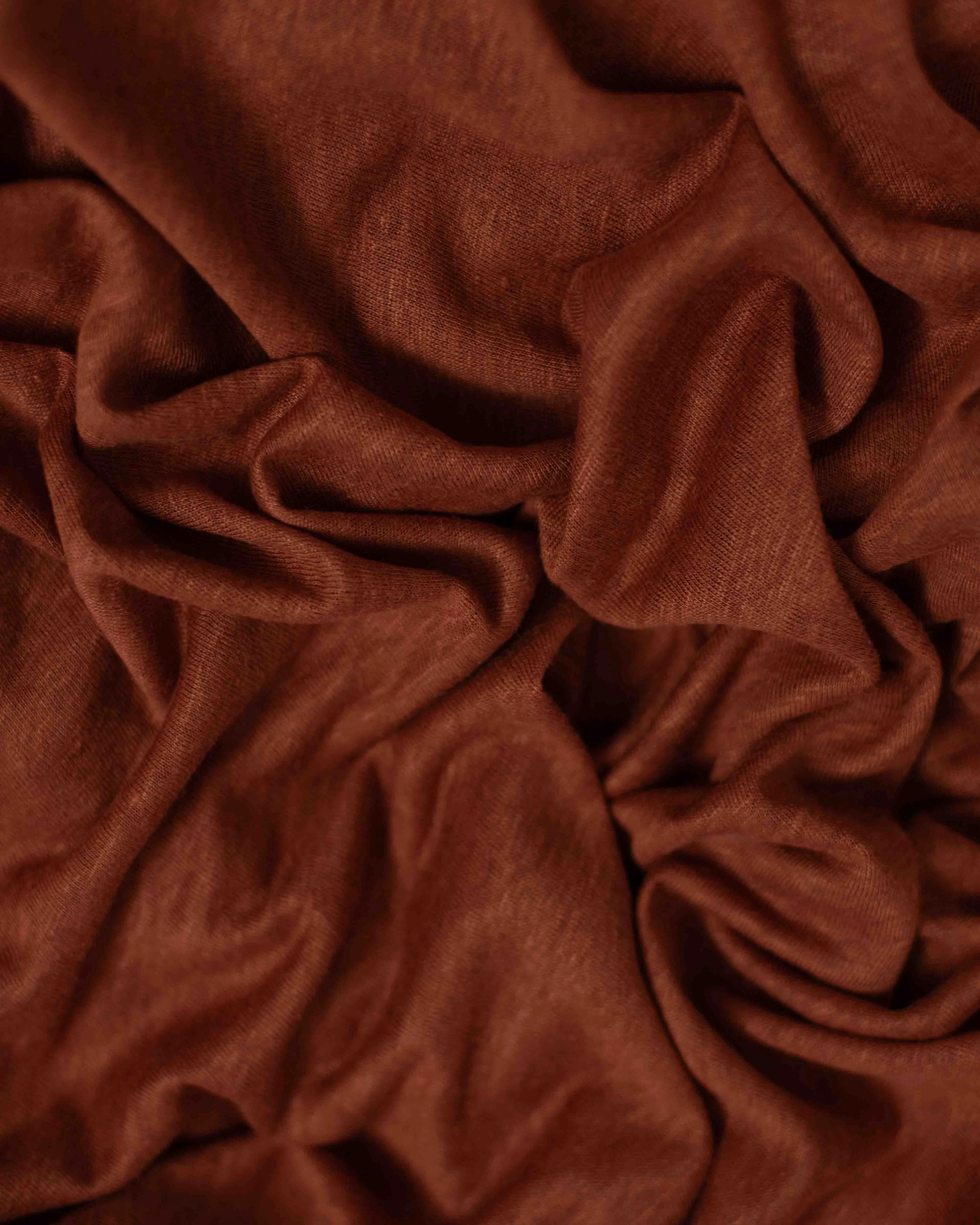 Terracotta Linen Jersey