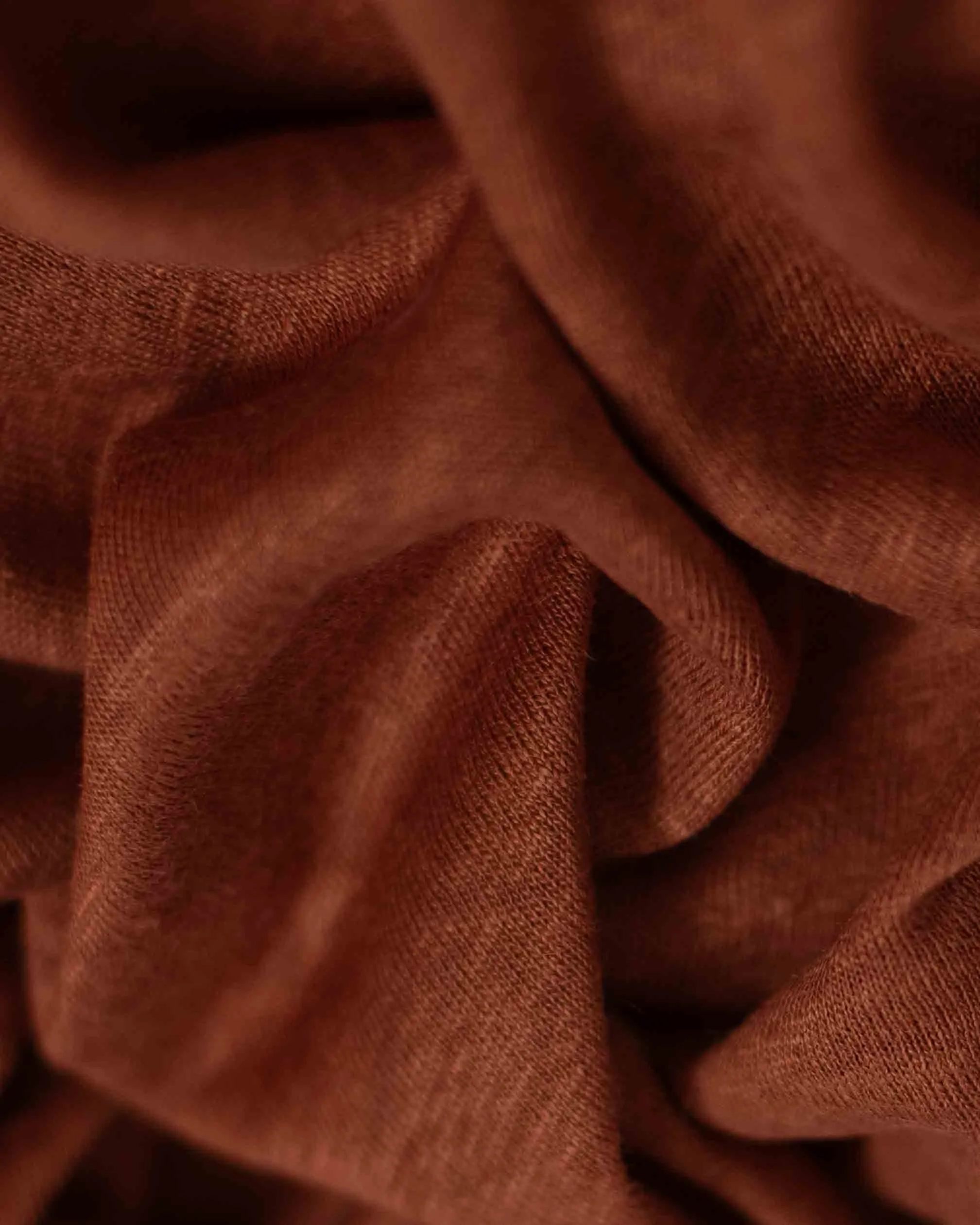 Terracotta Linen Jersey