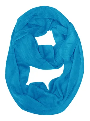 Turquoise Peach Couture Cashmere feel Gorgeous Warm Two Toned Infinity loop neck scarf snood