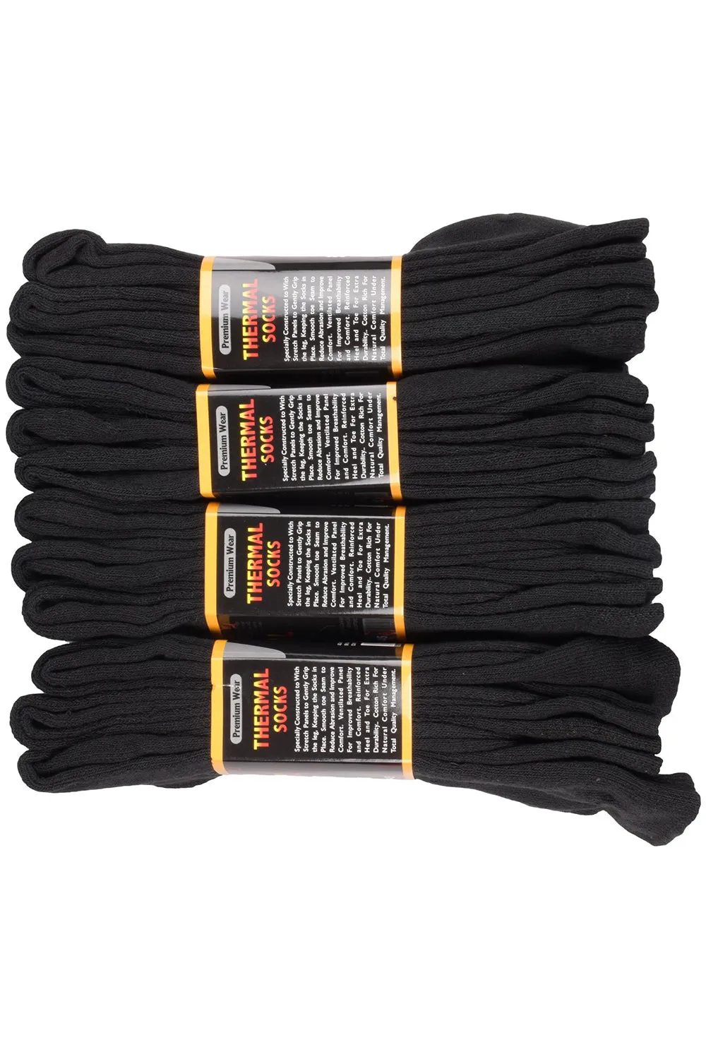 Unisex Thick Warm Thermal Socks - 3/6/12 Pairs